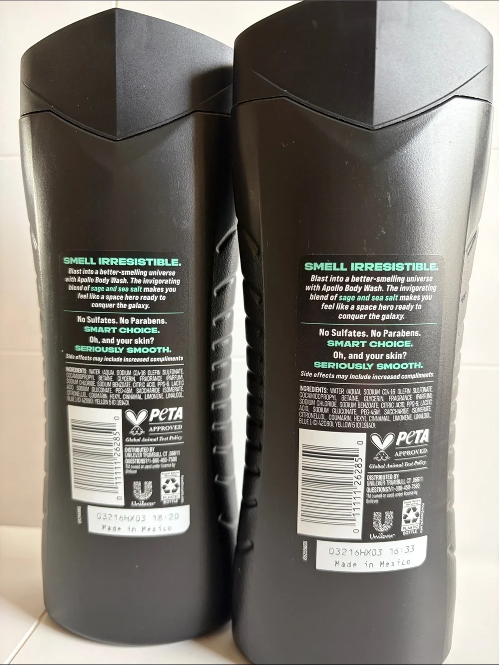 AXE Apollo Sage & Sea Salt Moisturizing Body Wash - 2 Pack